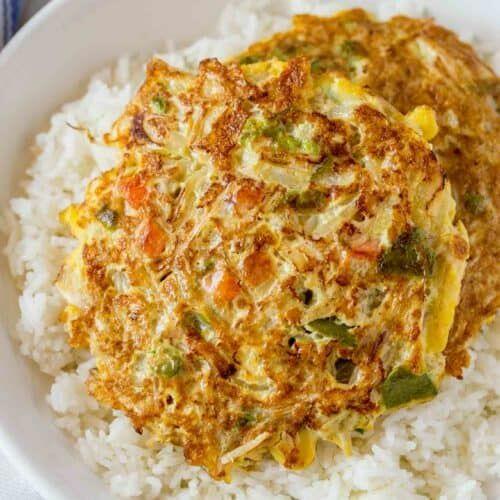 Vegetable Egg Foo Young